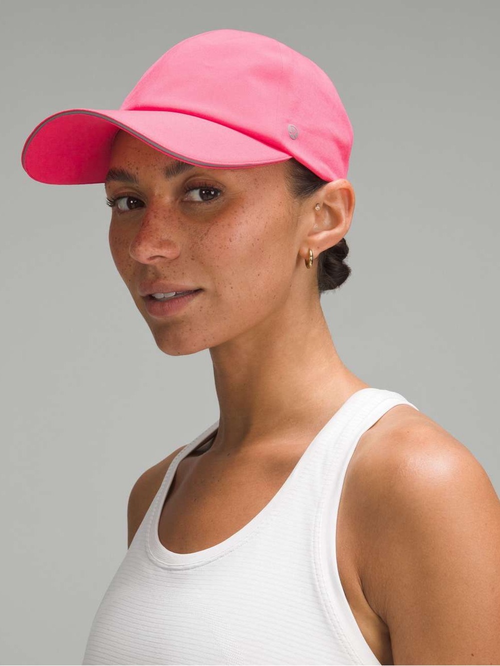 Lululemon Fast and Free Running Hat Adjustable Pink L/XL